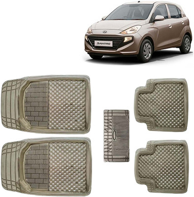 Kingsway PVC Tray Mat For  Hyundai Santro(Brown)