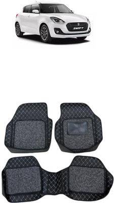 arneja trading company Leatherite 7D Mat For  Maruti New Swift(Silver, Black)