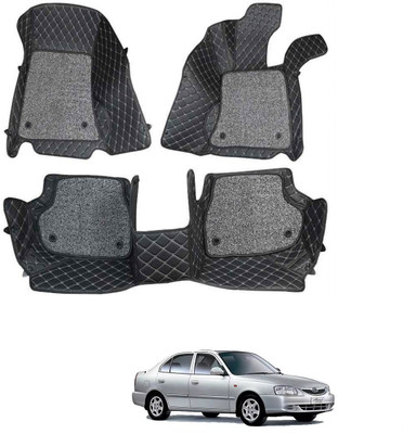 arneja trading company Leatherite 7D Mat For  Hyundai Accent(Black)