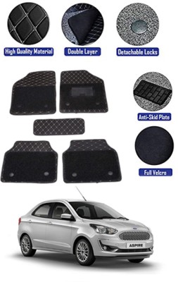 MATIES PVC 7D Mat For  Maruti Suzuki Aspire(Black)