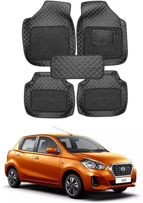 arneja trading company Leatherite 7D Mat For  Datsun Go(Black)