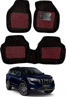 Autorepute Leather 7D Mat For  Mahindra XUV700(Red, Black)