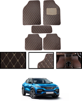 MSNP Leatherite Standard Mat For  Renault Kiger(Brown)