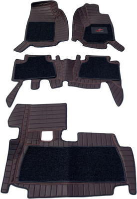 CARGRIP Leather 9D Mat For  Mahindra Scorpio N (7 Seater)(Brown)