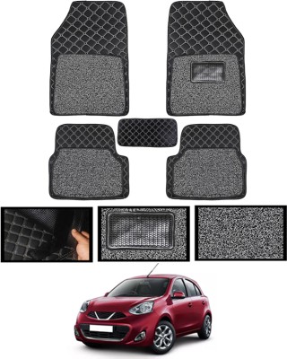 MATIES Leatherite 7D Mat For  Nissan Micra(Black)