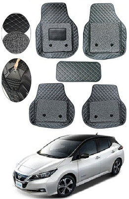 SLSHILPA Leather 7D Mat For  Nissan NA(Black)