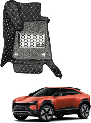 COSMOGEAR Leatherite 7D Mat For  Mahindra Universal For Car(Black)