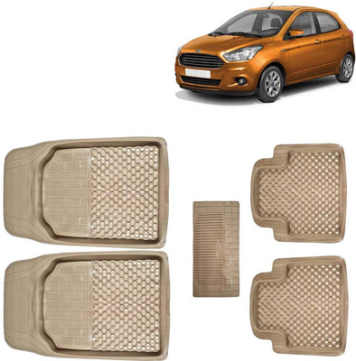 Kingsway PVC Tray Mat For  Ford Figo(Beige)