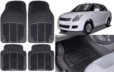 JVG PVC, Rubber Standard Mat For  Maruti Suzuki Swift Dzire(Black)