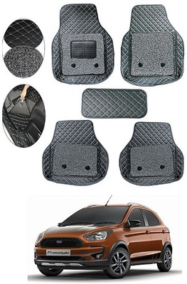 SLSHILPA Leather 7D Mat For  Ford Freestyle(Black)