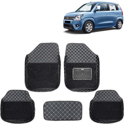 Kingsway Leatherite 7D Mat For  Maruti Suzuki WagonR(Black)