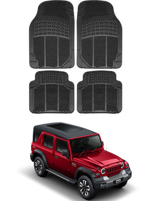 FKOK Rubber, Silicone Standard Mat For  Mahindra Thar Roxx(Black)