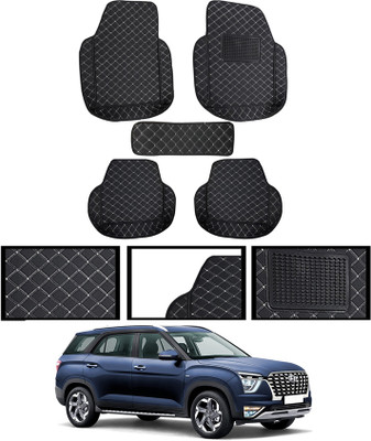 MSNP Leatherite Standard Mat For  Hyundai Alcazar(Black)