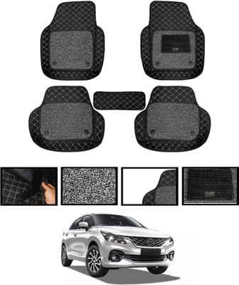 MSNP Leatherite 7D Mat For  Maruti Suzuki Baleno(Black)