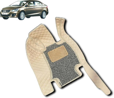 Caronix Leatherite 7D Mat For  Maruti Ciaz(Beige)