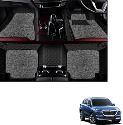 Autoclow Leatherite 7D Mat For  Maruti Suzuki Grand Vitara(Black, Silver)
