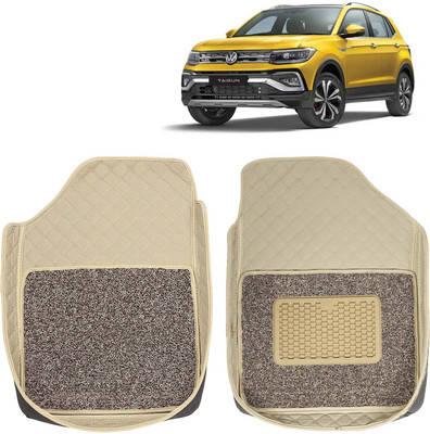 KUNTAIL ENTERPRISES Leatherite 7D Mat For  Volkswagen Taigun(Beige)