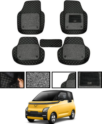 MATIES Leatherite 7D Mat For  MG Comet EV(Black)