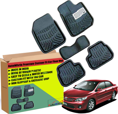 Autowhrib Plastic 3D Mat For  Toyota Corolla Altis(Black)