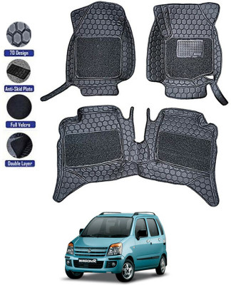 AYW Leatherite 7D Mat For  Maruti Suzuki WagonR(Black)