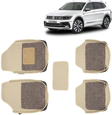 Kingsway Leatherite 7D Mat For  Volkswagen Universal For Car(Beige)