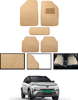 ABJD Leatherite Standard Mat For  Tata Nexon EV(Beige)