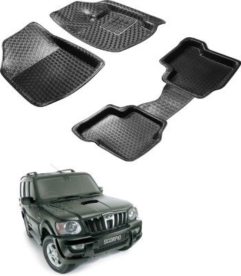 Auto Hub EVA, Plastic 3D Mat For  Mahindra New Scorpio(Black)