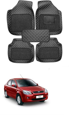 Arnejaa Leatherite 7D Mat For  Ford Ikon(Black)