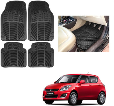 ROSHNEER ENTERPRISES Rubber Standard Mat For  Maruti Swift(Black)