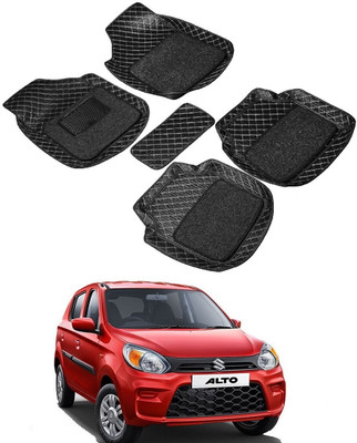 ARNEJA Leatherite 7D Mat For  Maruti Suzuki Alto(Black)