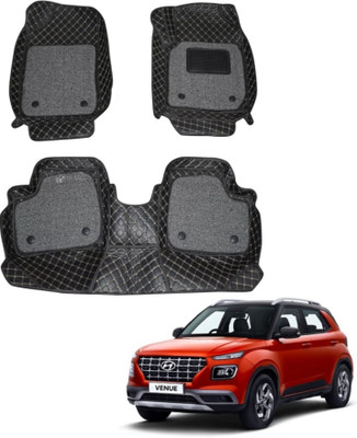 TOFIT ENTERPRISES Leatherite 7D Mat For  Hyundai Venue(Black)