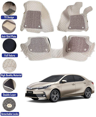 MATIES Leatherite 7D Mat For  Toyota Altis(Beige)