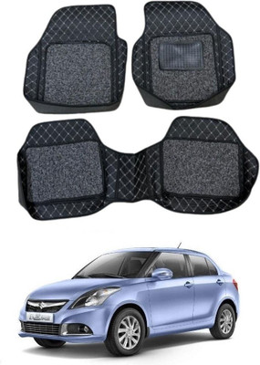Kuntal Leather 7D Mat For  Maruti Suzuki Swift(Black)