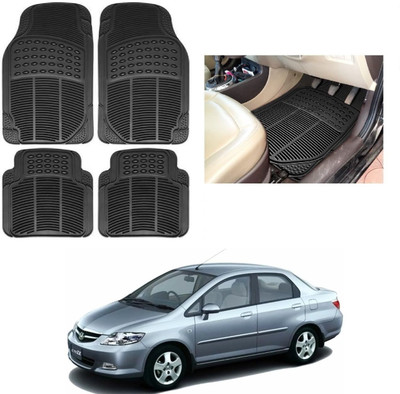 ROSHNEER ENTERPRISES Rubber Standard Mat For  Honda City e-HEV(Black)