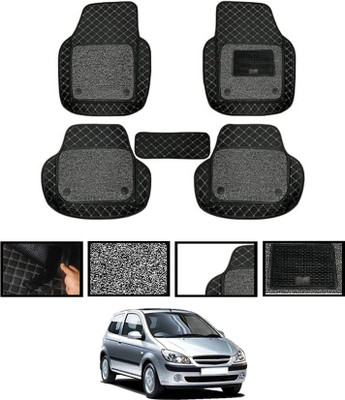 zplus Leatherite 7D Mat For  Hyundai Getz(Black)