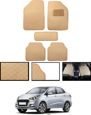 ABJD Leatherite Standard Mat For  Hyundai Xcent(Beige)