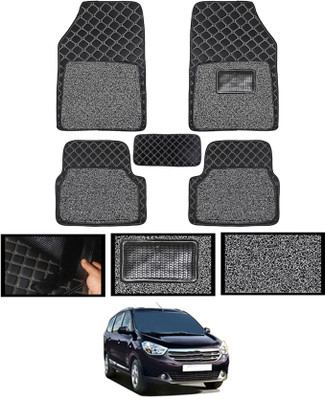 MATIES Leatherite 7D Mat For  Renault Lodgy(Black)