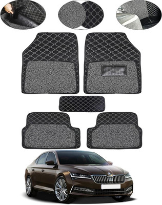 MSNP Leatherite 7D Mat For  Skoda Superb(Black)