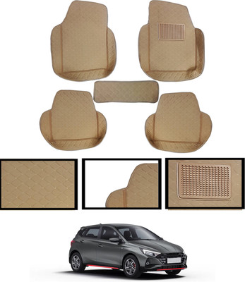 monolive Leatherite Tray Mat For  Hyundai Universal For Car(Beige)