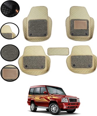 MATIES Leatherite 7D Mat For  Tata Sumo(Beige)