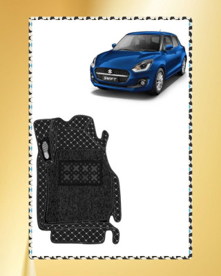 KUNTAIL C Leather 7D Mat For  Maruti Suzuki Swift(Black)