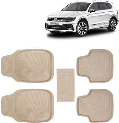 Kingsway PVC Tray Mat For  Volkswagen Tiguan(Beige)