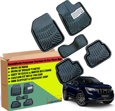 Autowhrib Plastic 3D Mat For  Mahindra XUV 700 (7 Seater)(Black)