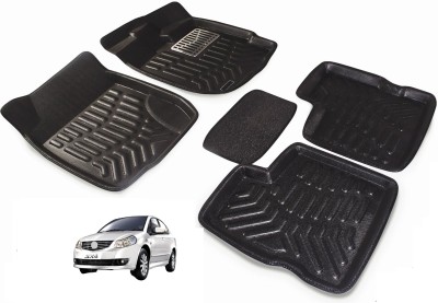 Auto Hub PVC 3D Mat For  Maruti SX4(Black)