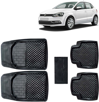 Kingsway PVC Tray Mat For  Volkswagen Polo(Black)