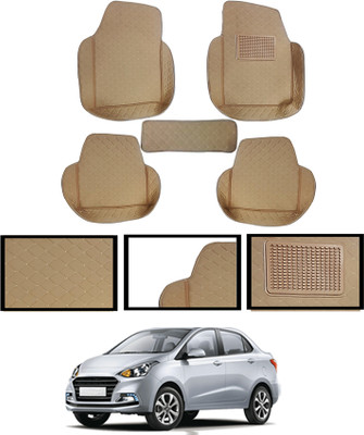monolive Leatherite Tray Mat For  Hyundai Xcent(Beige)