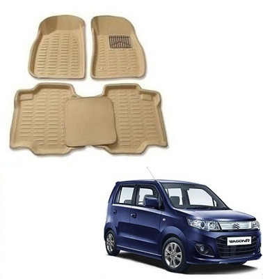 SLSHILPA Plastic 3D Mat For  Maruti Suzuki WagonR(Beige)