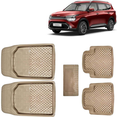 Kingsway PVC Tray Mat For  Kia Carens(Beige)