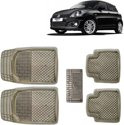 Kingsway PVC Tray Mat For  Maruti Suzuki Swift(Brown)