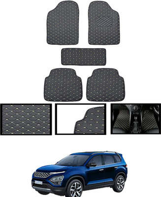 CCMM Leatherite Standard Mat For  Tata Safari(Black)